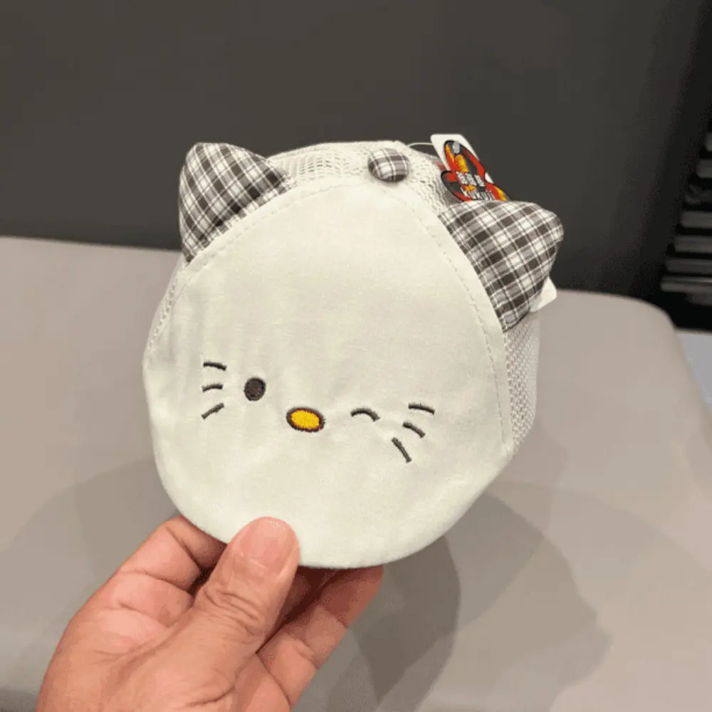 Children's Net Fabric Stitched Three-dimensional Cat Ears