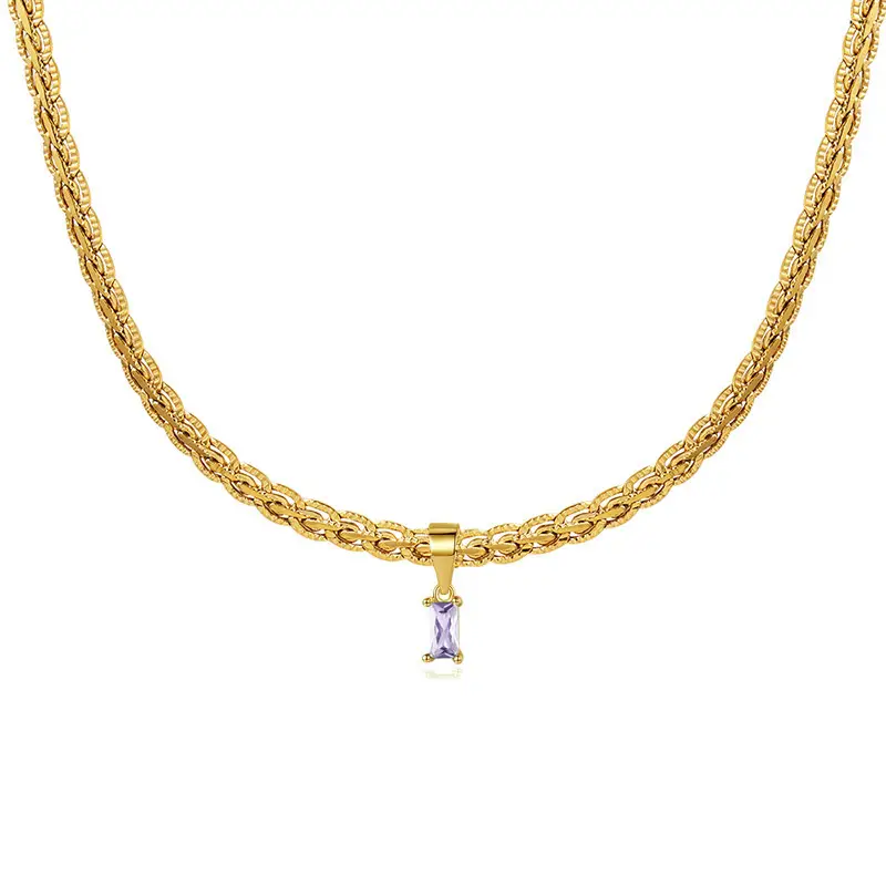 18k Genuine Gold Plated Angel Pendant Necklace