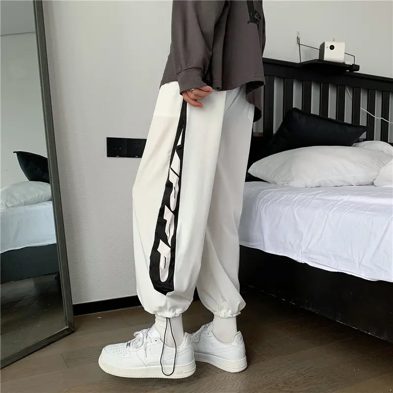 Autumn Cropped Trousers Men's Fashion Brand