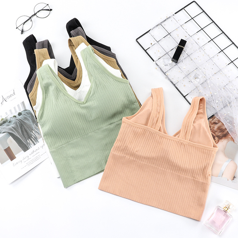 Title 7, Sportliches Yoga-Tanktop mit V-Ausschnitt und A...