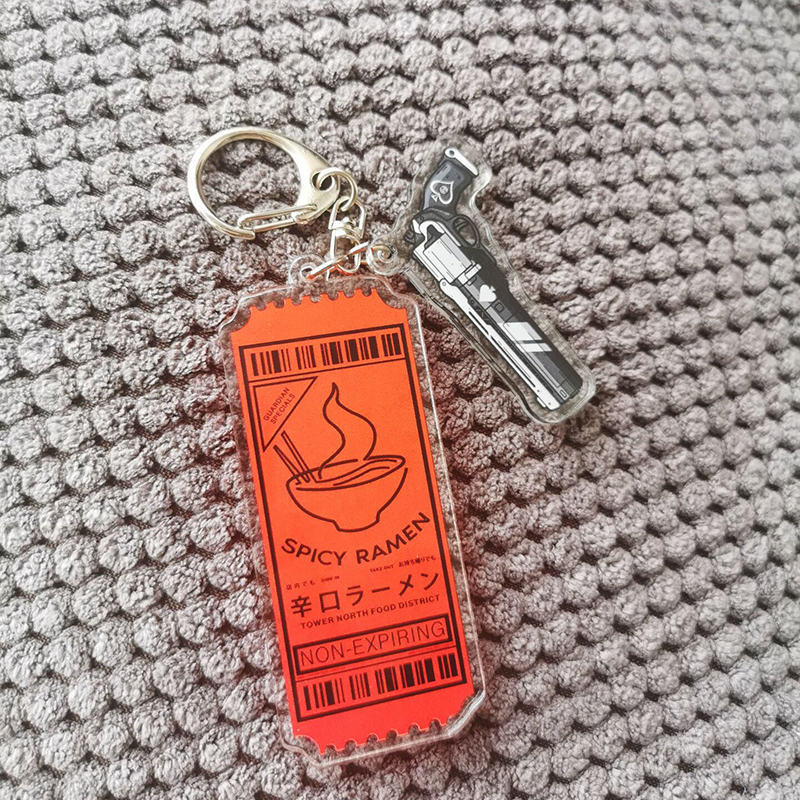 Acrylic Key Chain Pendant Without Black Cardboard
