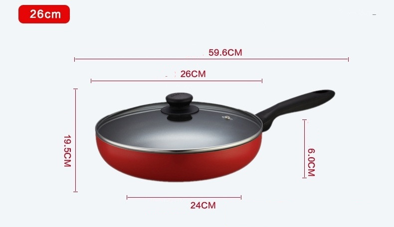 Title 1, Household Simple Fashion Flat Non-Stick Frying Pan