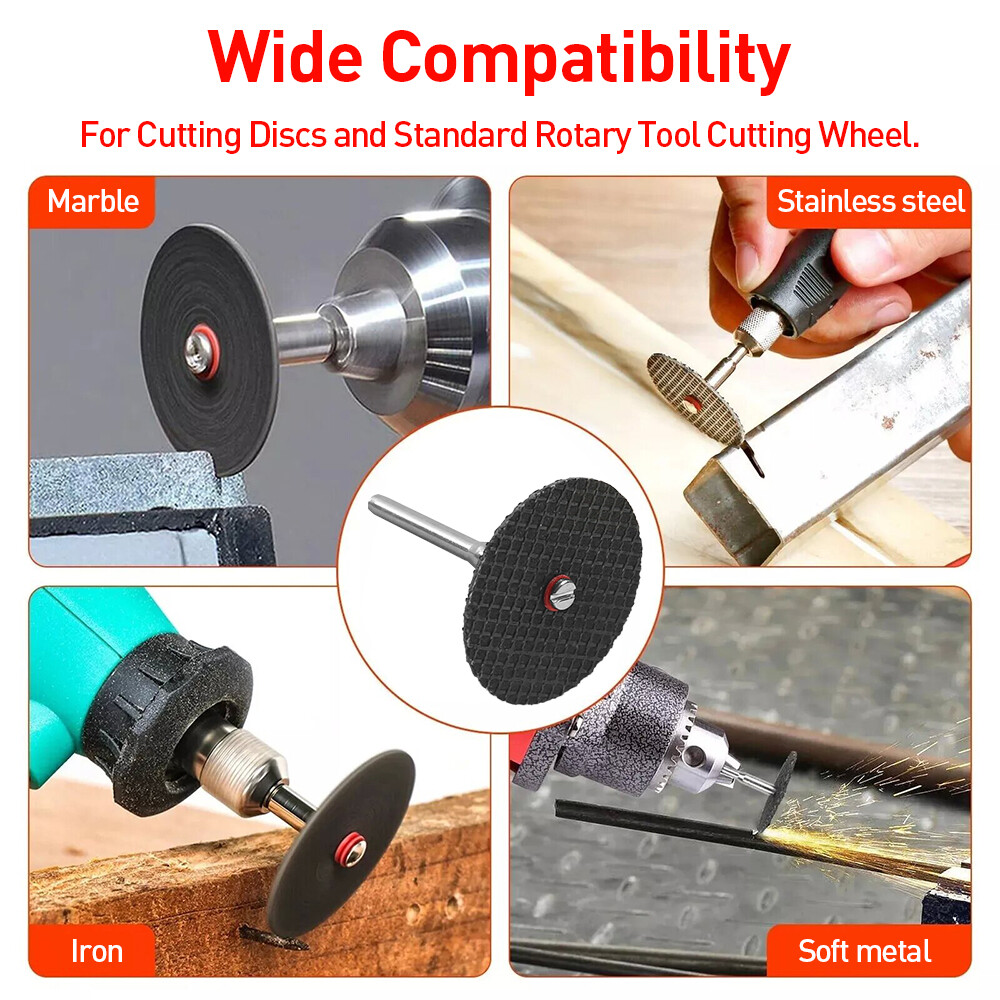 64X MINI DIAMOND CUTTING DISC BLADE WHEEL SET FOR DREMEL HOBBY ROTARY DRILL TOOL — image 7