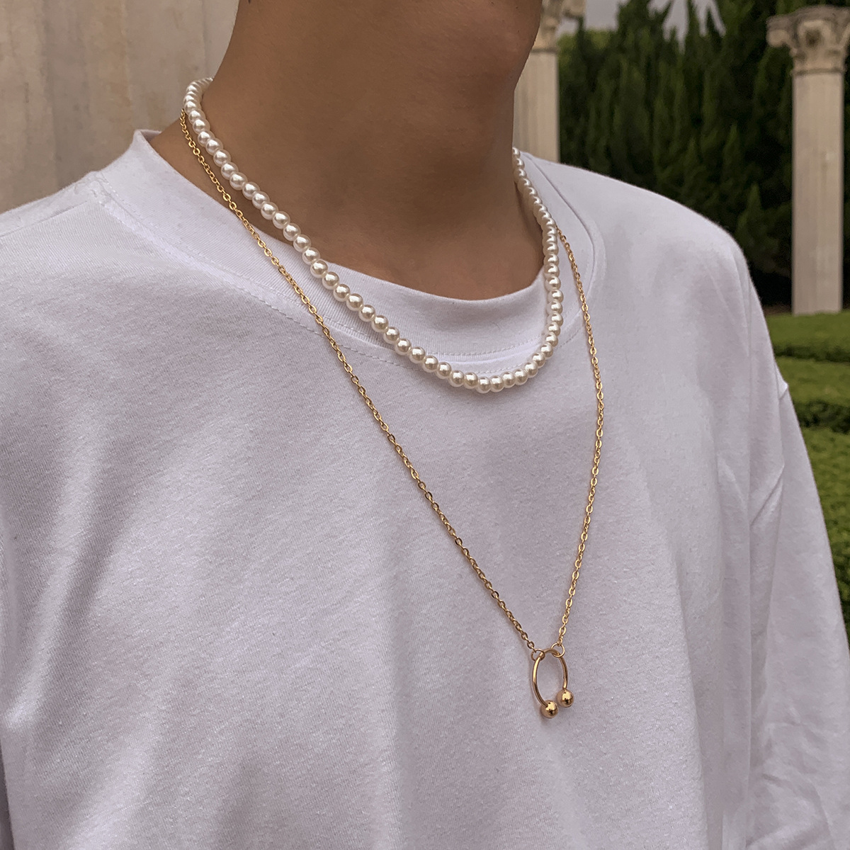 Simple Men's Street Hip Hop Trend Necklace