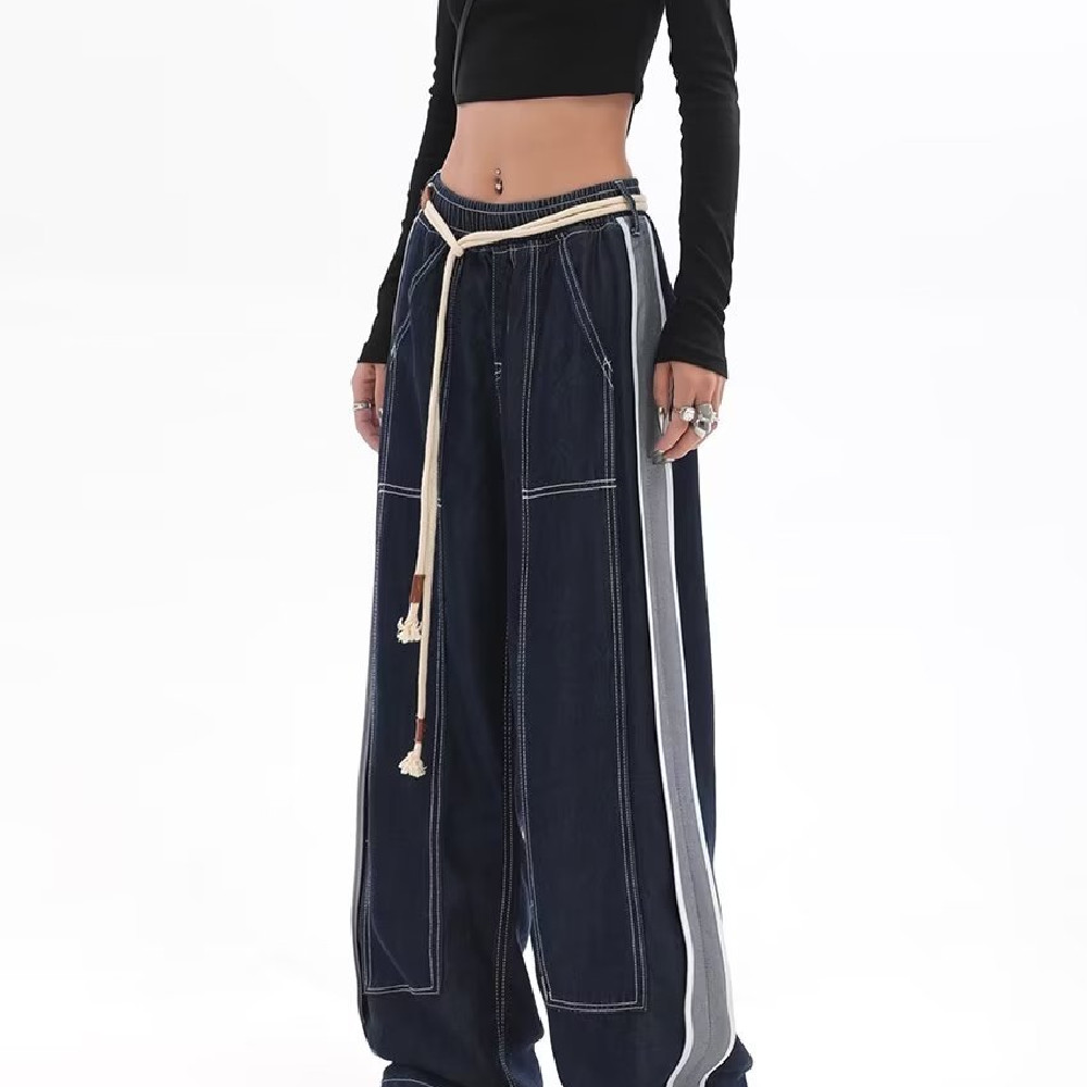 Title 4, Womens Loose Wide Leg Straight Trousers. Exper...