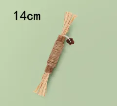 Wooden Polygonum Molar Stick Cat Toy Tooth Cleaning Kitten Bite-resistant Catnip Teasing Snacks - Wooden Polygonum Molar Stick T - View 1
