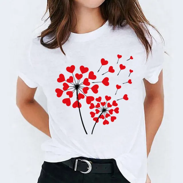 Cartoon Love Sweet Cute Short Sleeve 18Style - Shop at LoveMi
