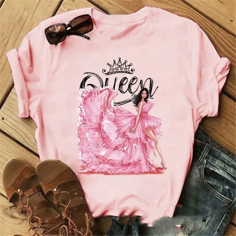 European And American Style Plus Size Print Ladies - H-S