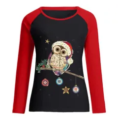 Casual Long-sleeved Pullover Print Plus Velvet Sweatshirt - Photo Colour A-3Xl - View 1