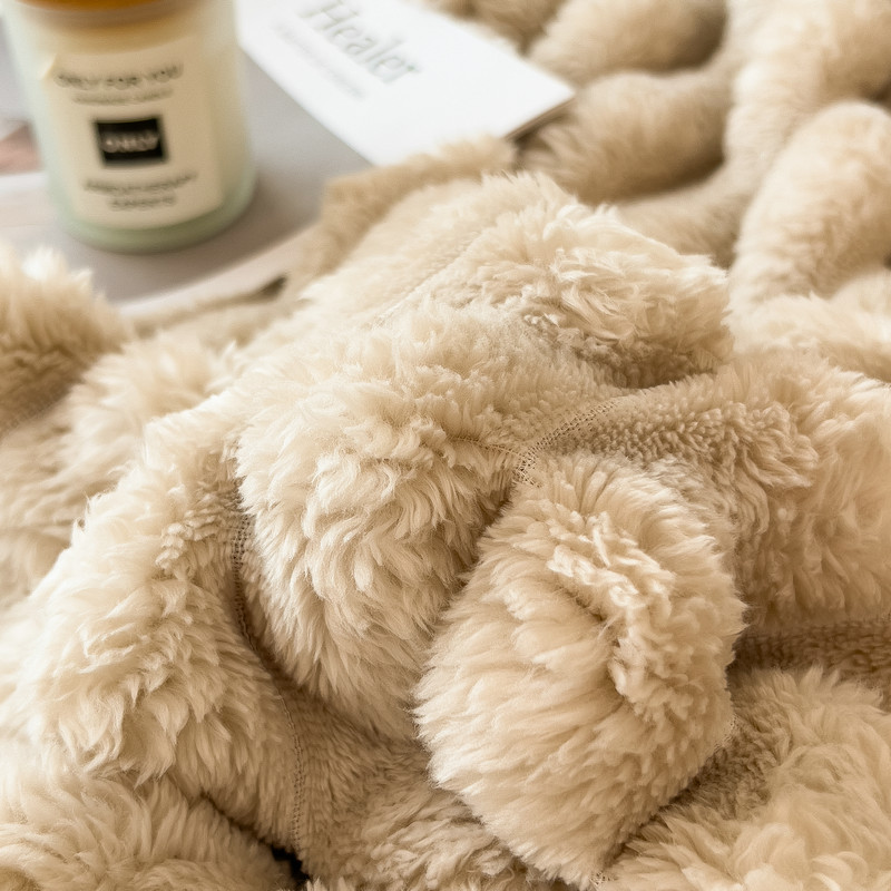 Luxurious Faux Rabbit Fur Blanket - Soft, Warm, And Comfortable, Perfect For Sofas, Beds, Offices, And Travel - A Versatile, All-season Gift And A Great Christmas Present 5