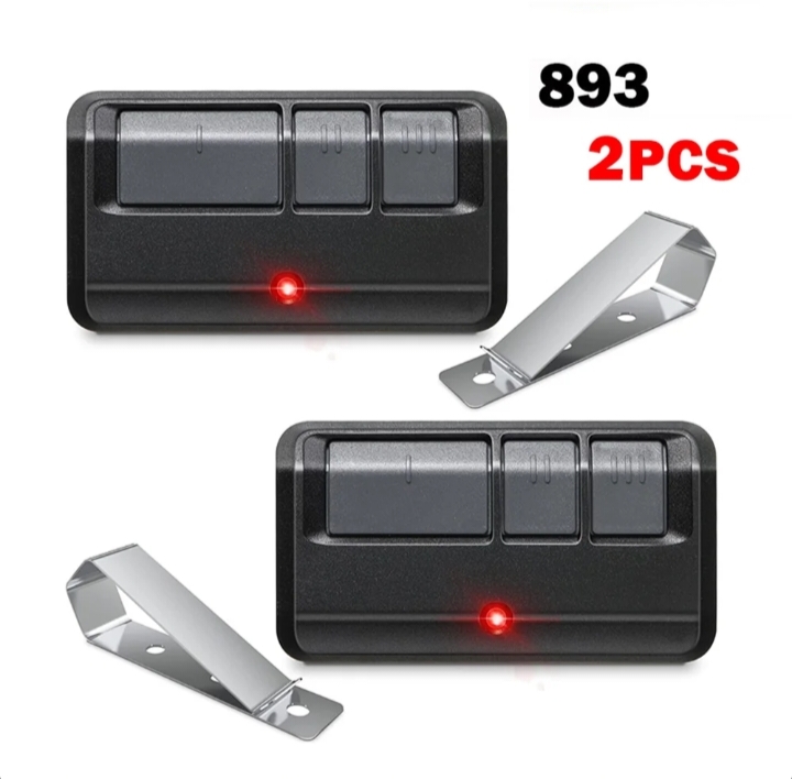 Universal Garage Door Opener Remote 2 Pack 3Button Key Keychain Transmitter — foto 9