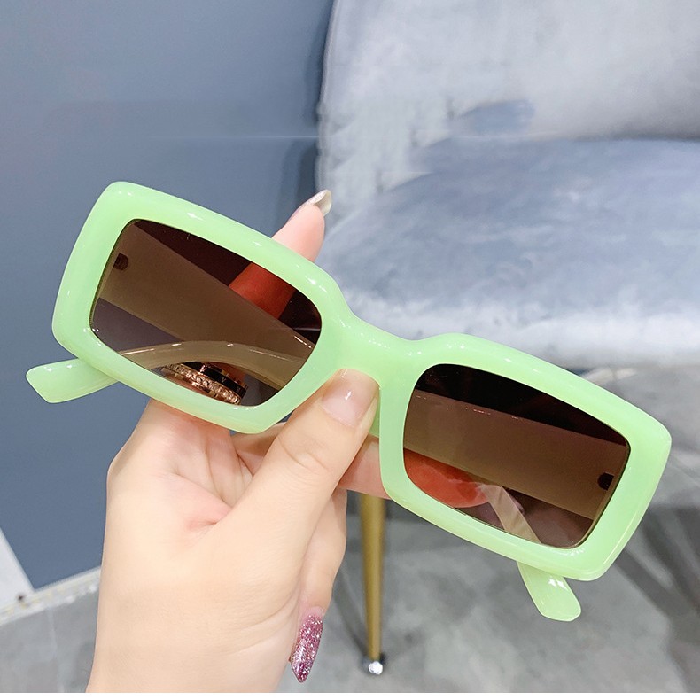 Title 7, Fruit Color Square Casual Sunglasses Street Pho...