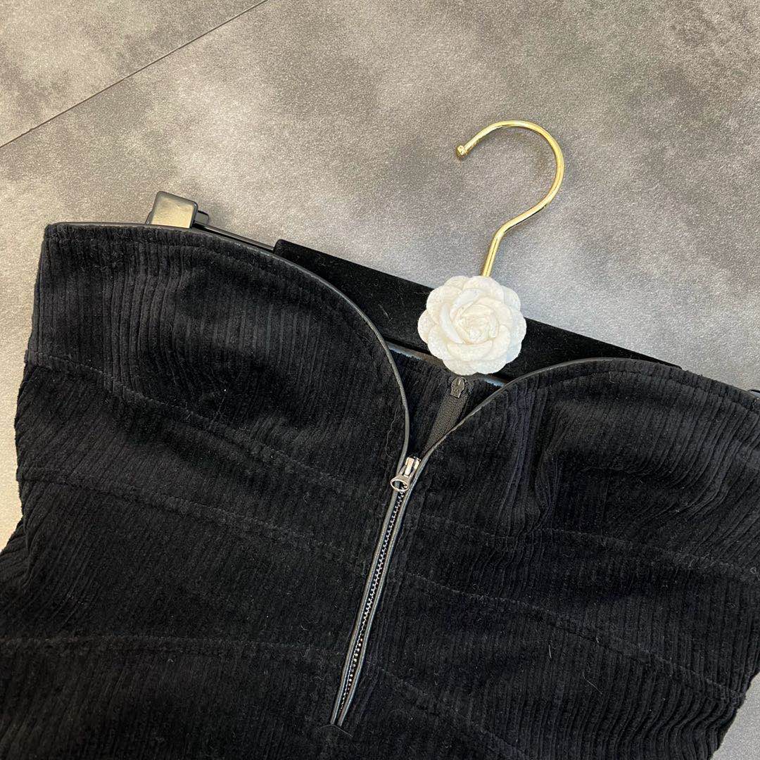 Slim Waist And Be Careful Machine Dark Wind Vest Tube Top