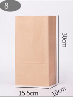 Title 9, 100 pcs Paper bags for Kraft refrigerator