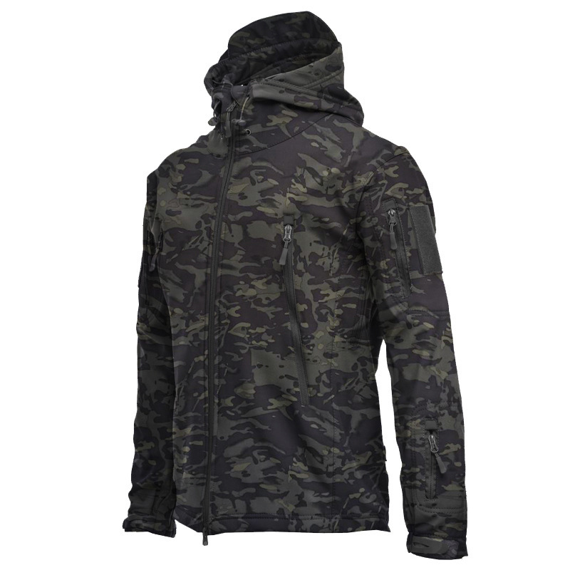 Title 3, Jacket Soft Shell Fleece Coat Windproof And War...