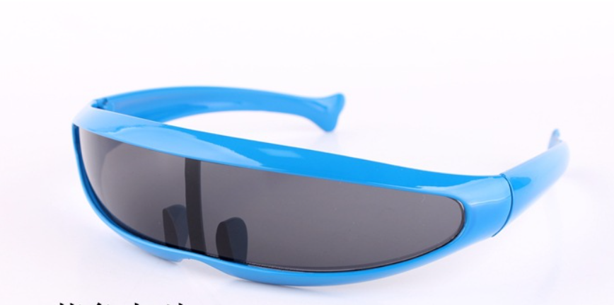 Title 8, X Men Fish Shaped Laser Glasses Mercury Lens