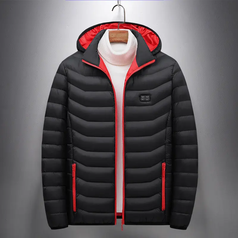 Smart Heating Cotton-padded Clothes Men's and Women's USB Charging
