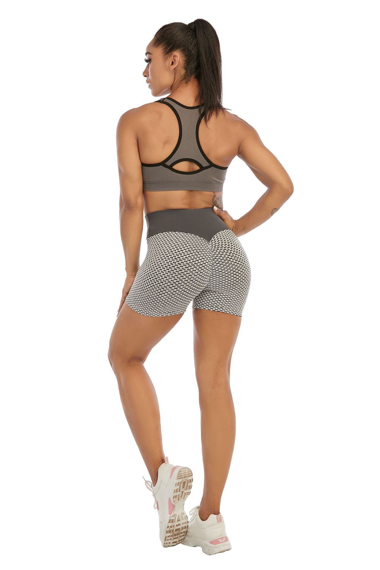 Title 3, High Waist Stretch Sport Tights met bil-lift ef...