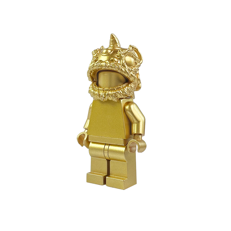 Gold lion doll