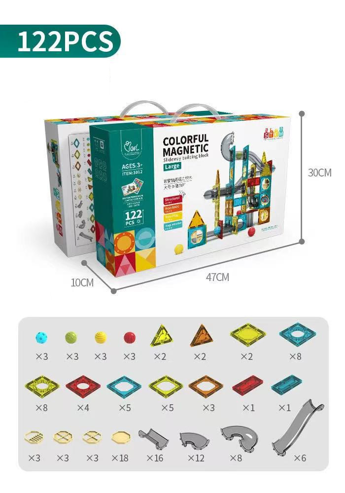 Title 10, Magnetic Piece Building Block Set Variety Lifti...