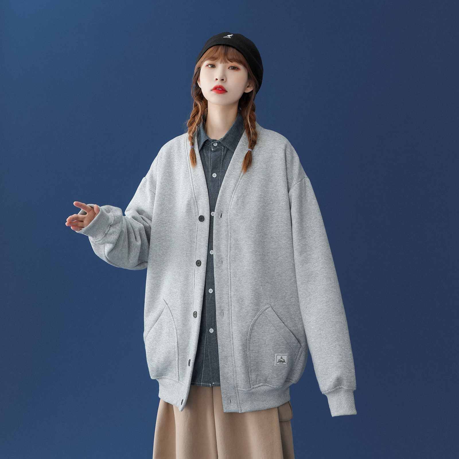 Spring And Autumn Baseball Jacket Original Niche Bf Cardigan Baseball Uniform