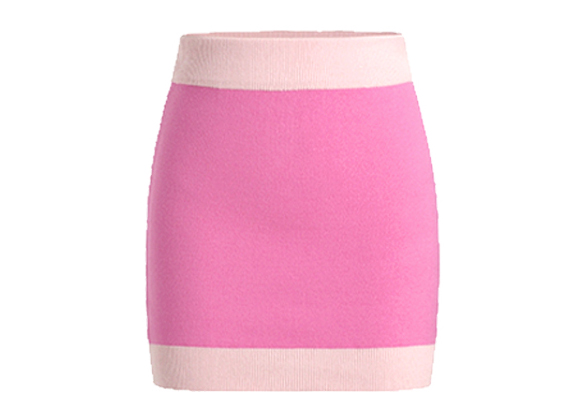 Women's Knit Cardigan Top Skirt Set