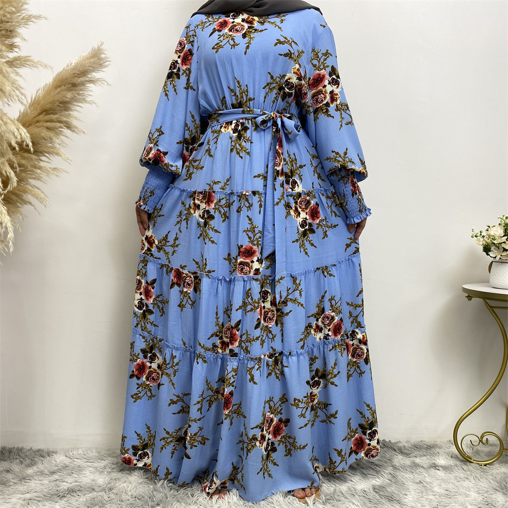 Fashionable Printed Elegant Long Skirt
