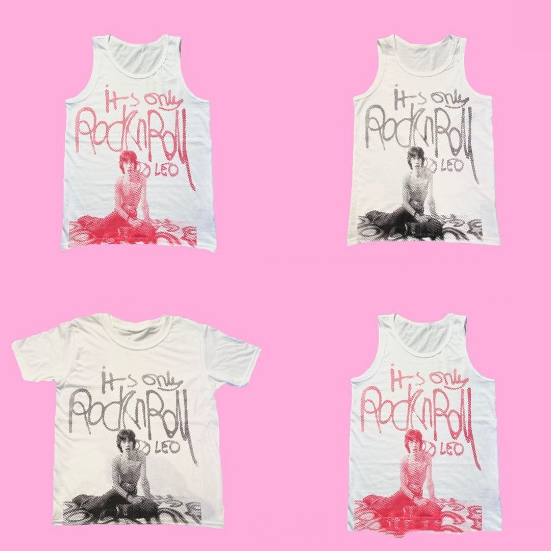 European And American Portrait Printing Sexy Round Neck Base