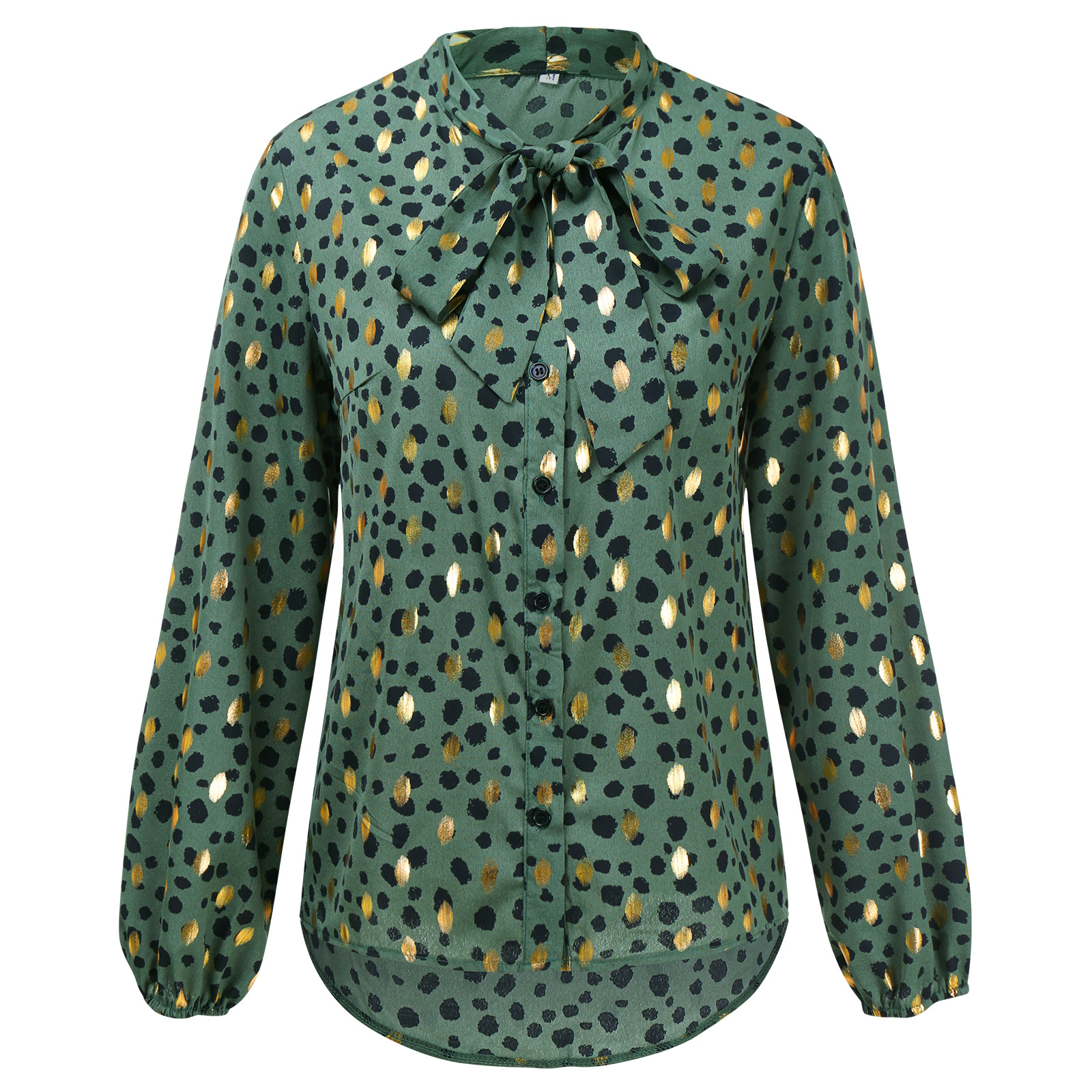 Women's Autumn Winter Long Sleeve Top Chiffon Shirt