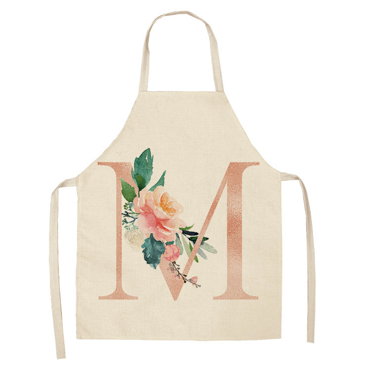 Title 29, Letter series cotton and linen apron