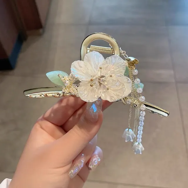 Antique Tassel Large Pearl Clip Metal Hairpin 19Style - Shop at LoveMi