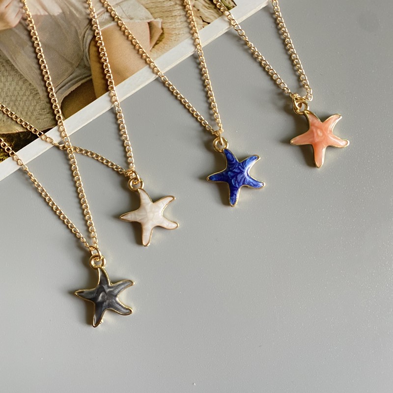Lovely Starfish Pendant Necklace For Women