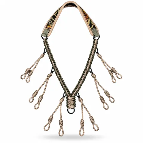 Hand Braided Nylon Duck Call Lanyard Drop Loops Durable