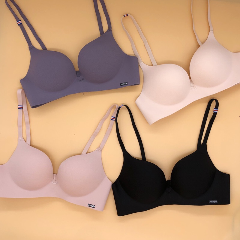 Title 1, Ice Silk Chest Gather Sexy Bra enhances your cu...