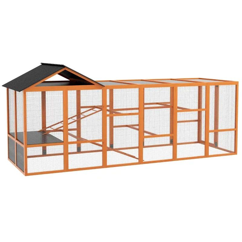Wooden Chicken Coop Run