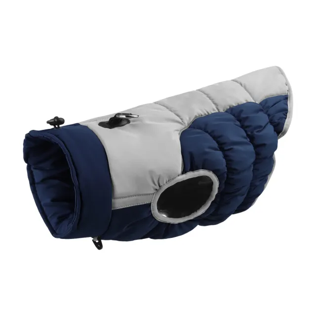 Dog Cold Weather Coats Cozy Waterproof Windproof Reversible Winter Dog Jacket, Thick Padded Warm Coat Navy Blue - Shop at LoveMi