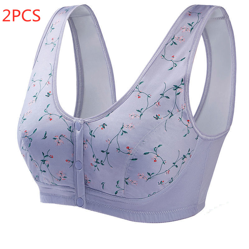 Title 2, Wirefree Bra Front Button Vest Daily comfort an...