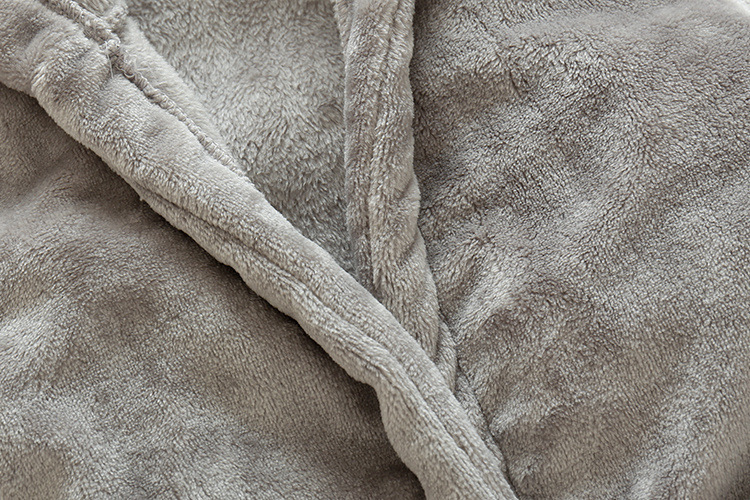 Close-up of SnuggleMates Flannel Bathrobe Material - Soft and Warm - MomChecklist