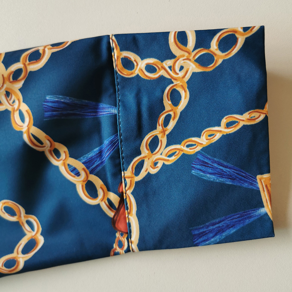 Chain Lace Fashion Temperament Commuter Bag Hip Shirt Dress