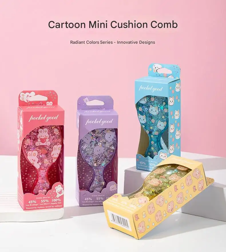 Comb Sequined Mini Air Cushion Children's Fluffy