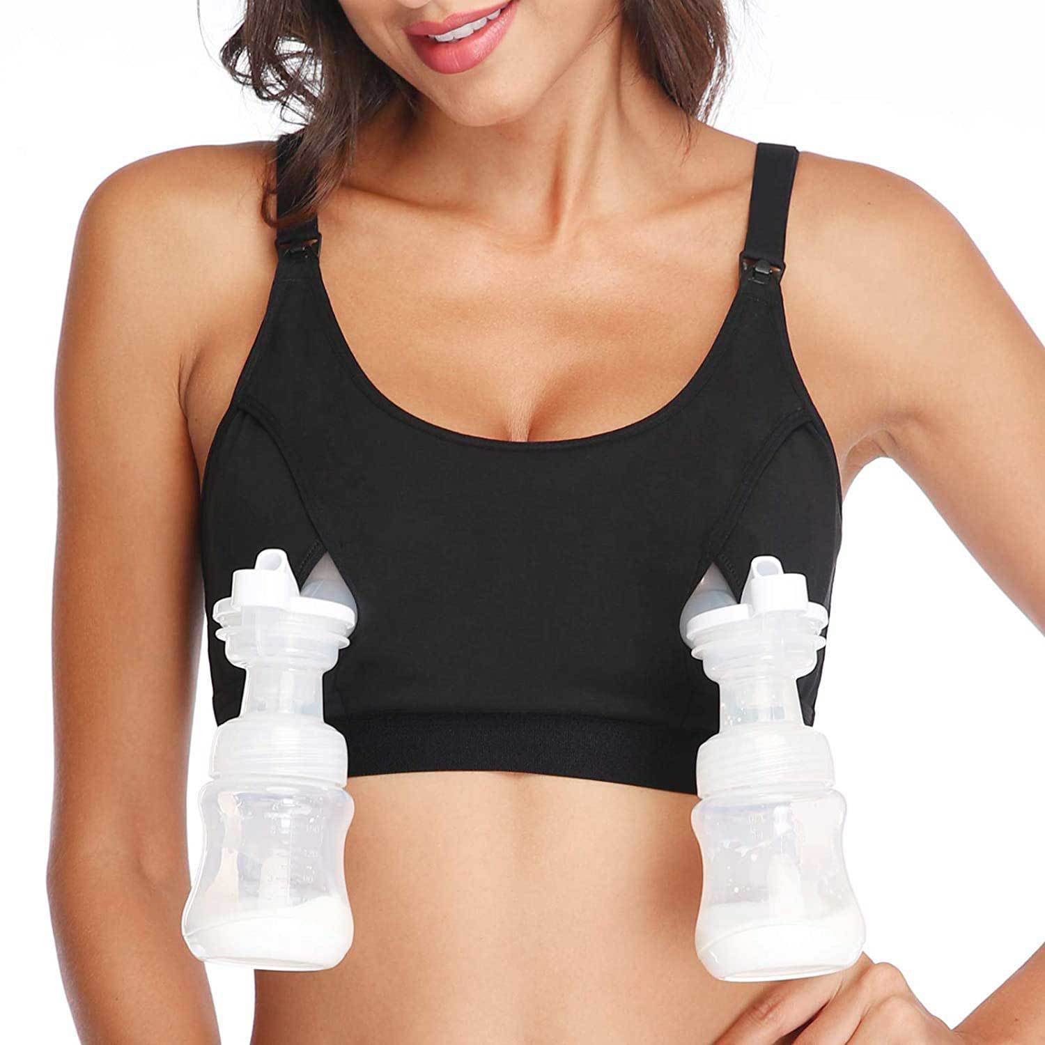 Title 4, Hands-free Adjustable Breast Pumping Bra Withou...