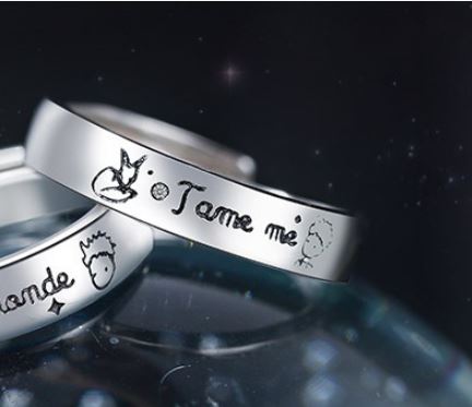 New Prince And Fox Couple Ring Fashion Creativity