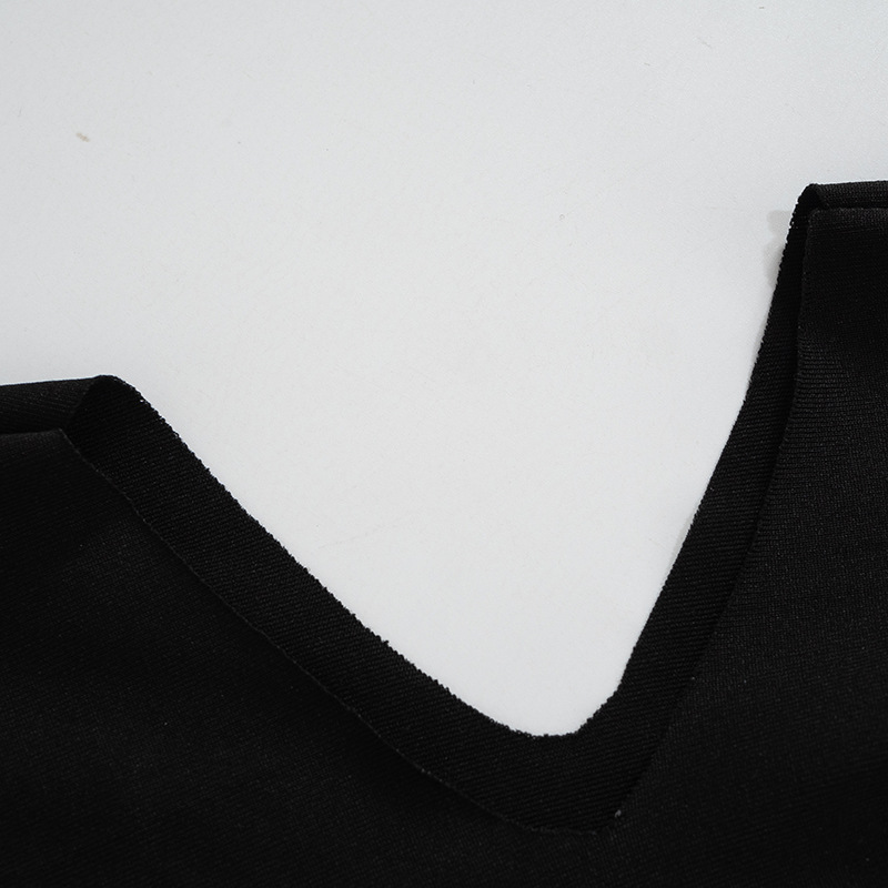 Leisure Openwork Navel Exposed Long Sleeve Slim Conjoined Trousers