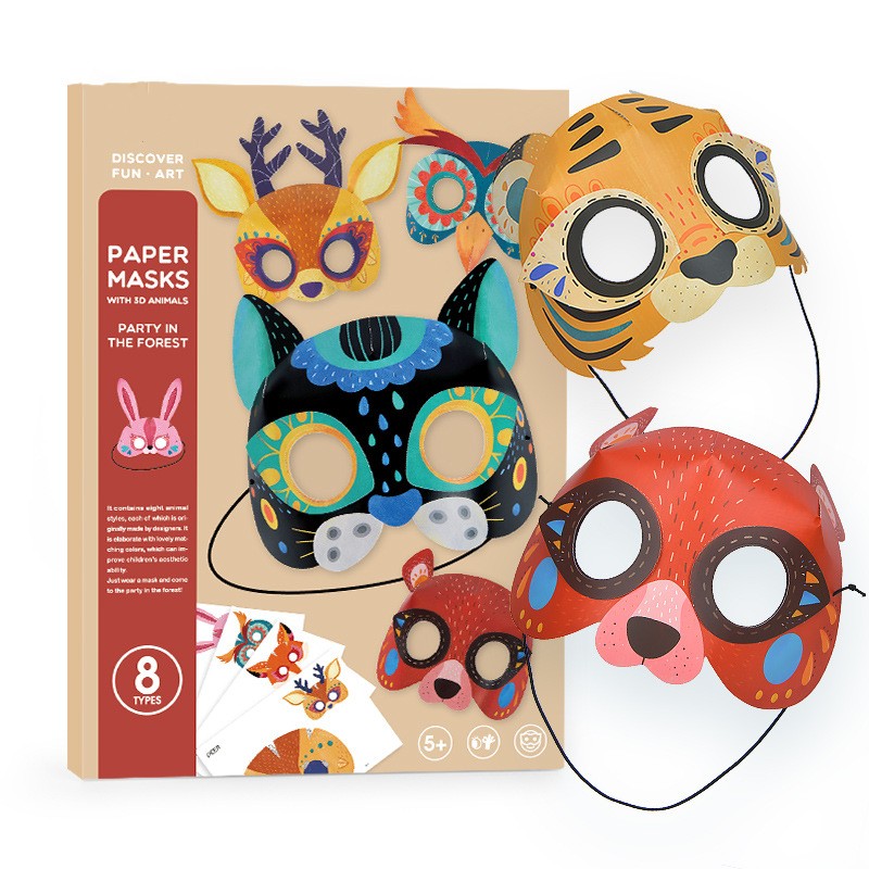 Animal Stereo Paper Mask