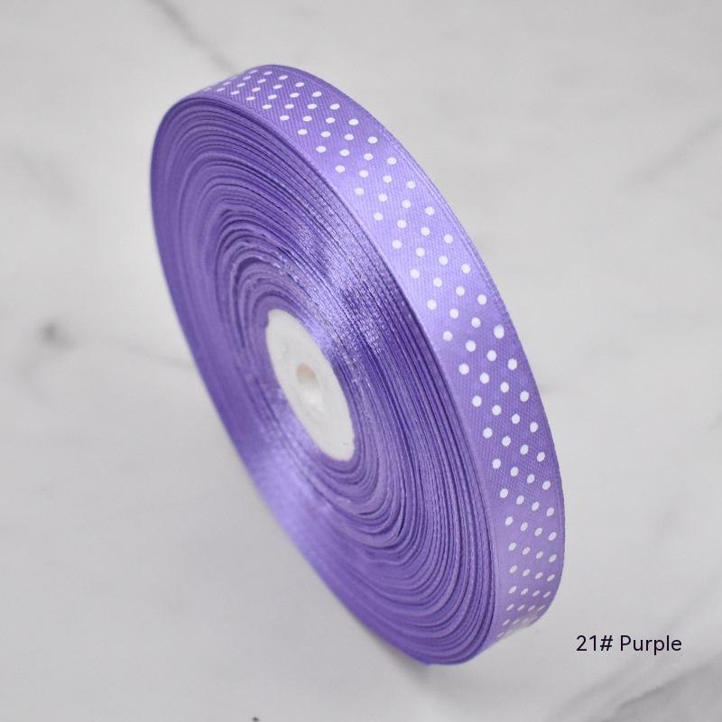 Handmade Bow Polka Dot Ribbon — foto 26