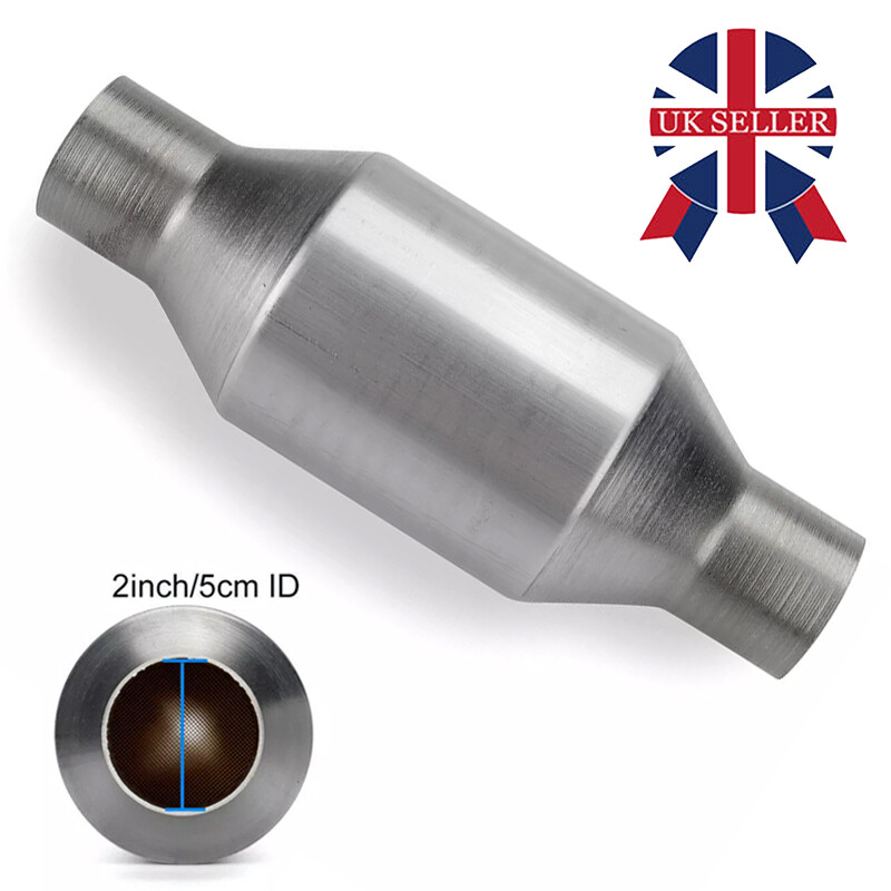 UNIVERSAL SPORTS CAT CATALYTIC CONVERTER HIGH FLOW 400 CELL STAINLESS 2 Inch UK