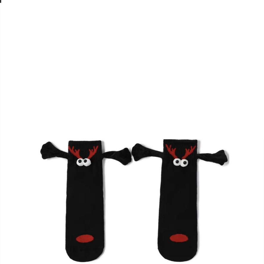 Couple-Magnetic-Handle-Cute-Hand-Socks-Christmas