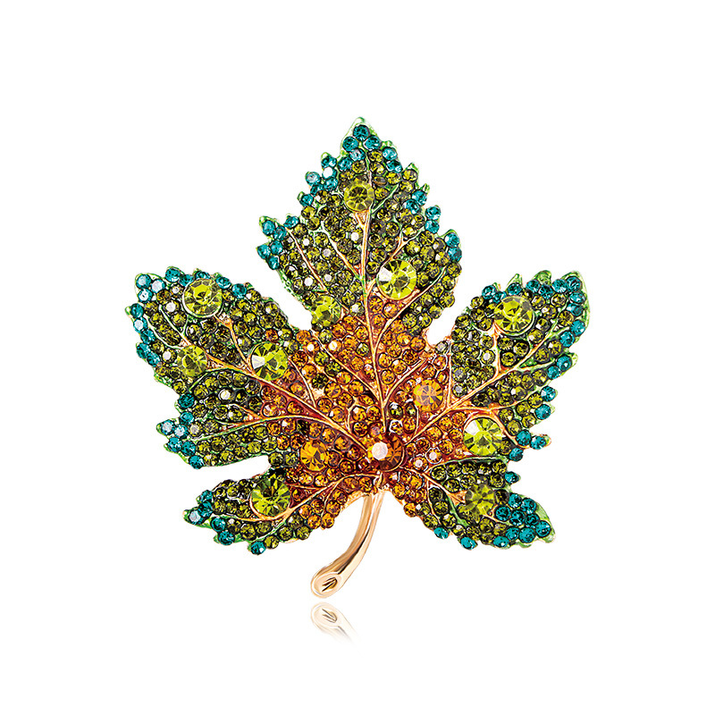 Title 11, Crystal Maple Brooch High Simple Chest Accessories