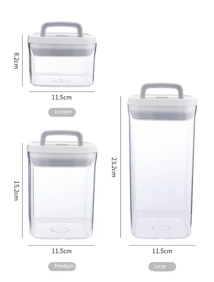 Transparent Stackable Kitchen Dry Goods Crisper – image 7