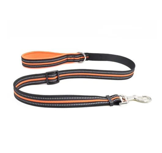 Dog Leash Nylon Leash Assisted Retractable Orange - Shop at LoveMi